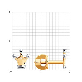 Серьги SOKOLOV - Золото 375 (арт. 31-122-01000-1)