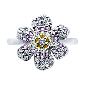 Кольцо SOKOLOV - Серебро 925, Фианит (арт. 94014081)