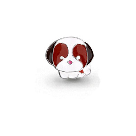 Значок Аквамарин - Серебро 925, Эмаль (арт. 72732.5)