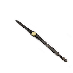 Браслет Янтарная волна - Серебро 925, Янтарь (арт. 524020б)