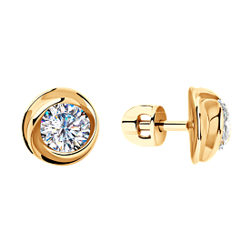 Серьги SOKOLOV - Серебро 925, Фианит (арт. 93020909)