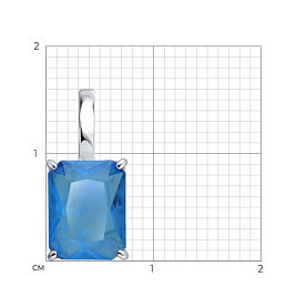 Подвеска SOKOLOV - Серебро 925, Синтетический кварц , Стекло (арт. 94033414)