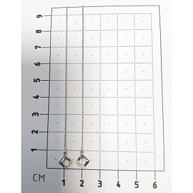 Серьги Галатея - Серебро 925, Фианит (арт. 3564.1)