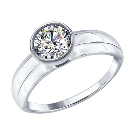 Кольцо SOKOLOV - Серебро 925, Фианит (арт. 94013332)
