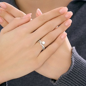 Кольцо Diamant - Серебро 925, Фианит (арт. 94-110-00043-1)