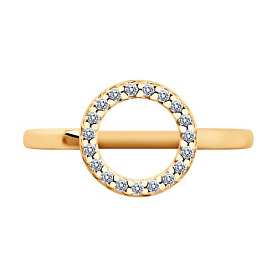 Кольцо SOKOLOV - Серебро 925, Фианит (арт. 93011122)