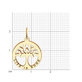 Подвеска Diamant - Золото 585 (арт. 51-130-02004-1)