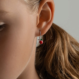 Серьги SOKOLOV - Серебро 925, Эмаль (арт. 94021631)