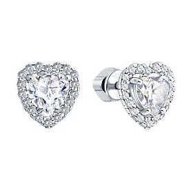 Серьги Diamant - Серебро 925, Фианит (арт. 94-122-00122-2)