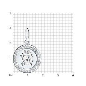 Подвеска SOKOLOV - Серебро 925, Фианит (арт. 94031385)