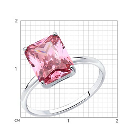 Кольцо SOKOLOV - Серебро 925, Фианит (арт. 94014200)