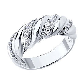 Кольцо Diamant - Серебро 925, Фианит (арт. 94-110-02228-1)