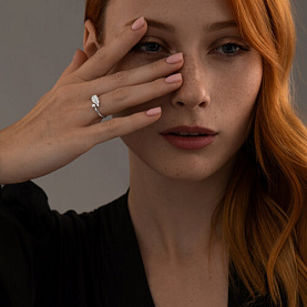 Кольцо SOKOLOV - Серебро 925, Фианит (арт. 94013724)