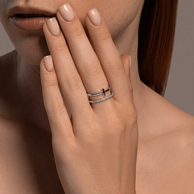 Кольцо SOKOLOV - Серебро 925, Фианит (арт. 94014156)