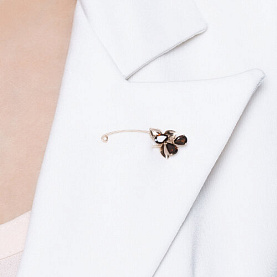 Булавка SOKOLOV - Золото 585, Гранат (арт. 740261)