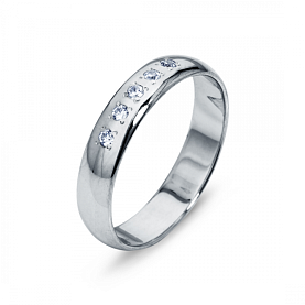 Кольцо Platinum Lab. - Платина 950, Бриллиант (арт. ПК-104-05)