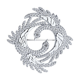 Брошь SOKOLOV - Серебро 925, Фианит (арт. 94040316)