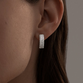 Серьги SOKOLOV - Серебро 925, Фианит (арт. 94023351)