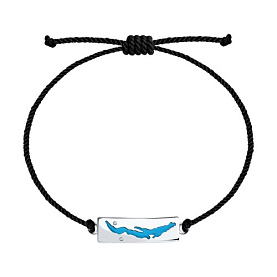 Браслет Diamant - Серебро 925, Фианит, Эмаль (арт. 94-150-02179-1)